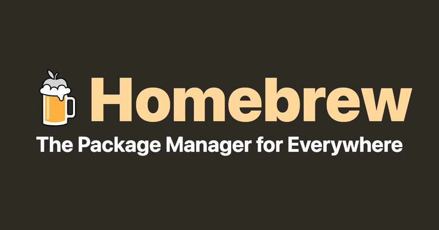 Homebrew terminal package manager