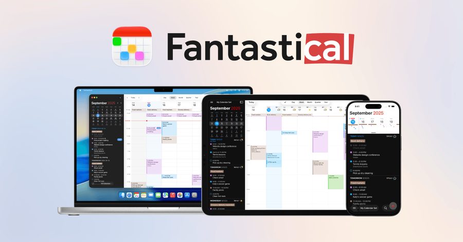 Fantastical takvim uygulaması ekran görüntüsü